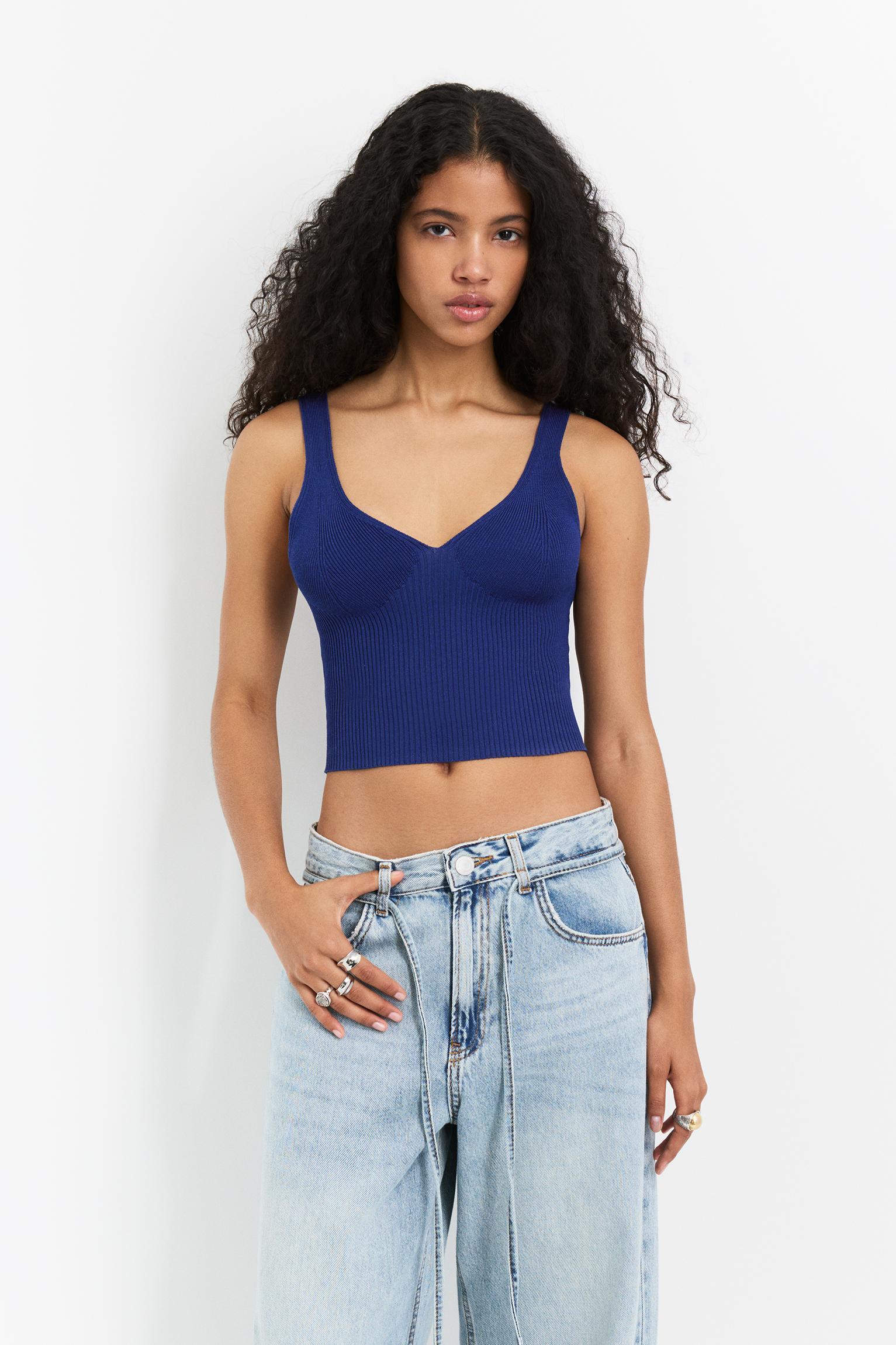 Knit bralette top Product Image