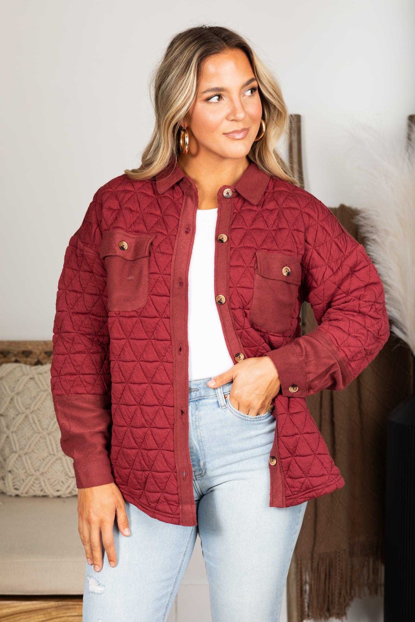 Super Soft Quilted Shacket Product Image