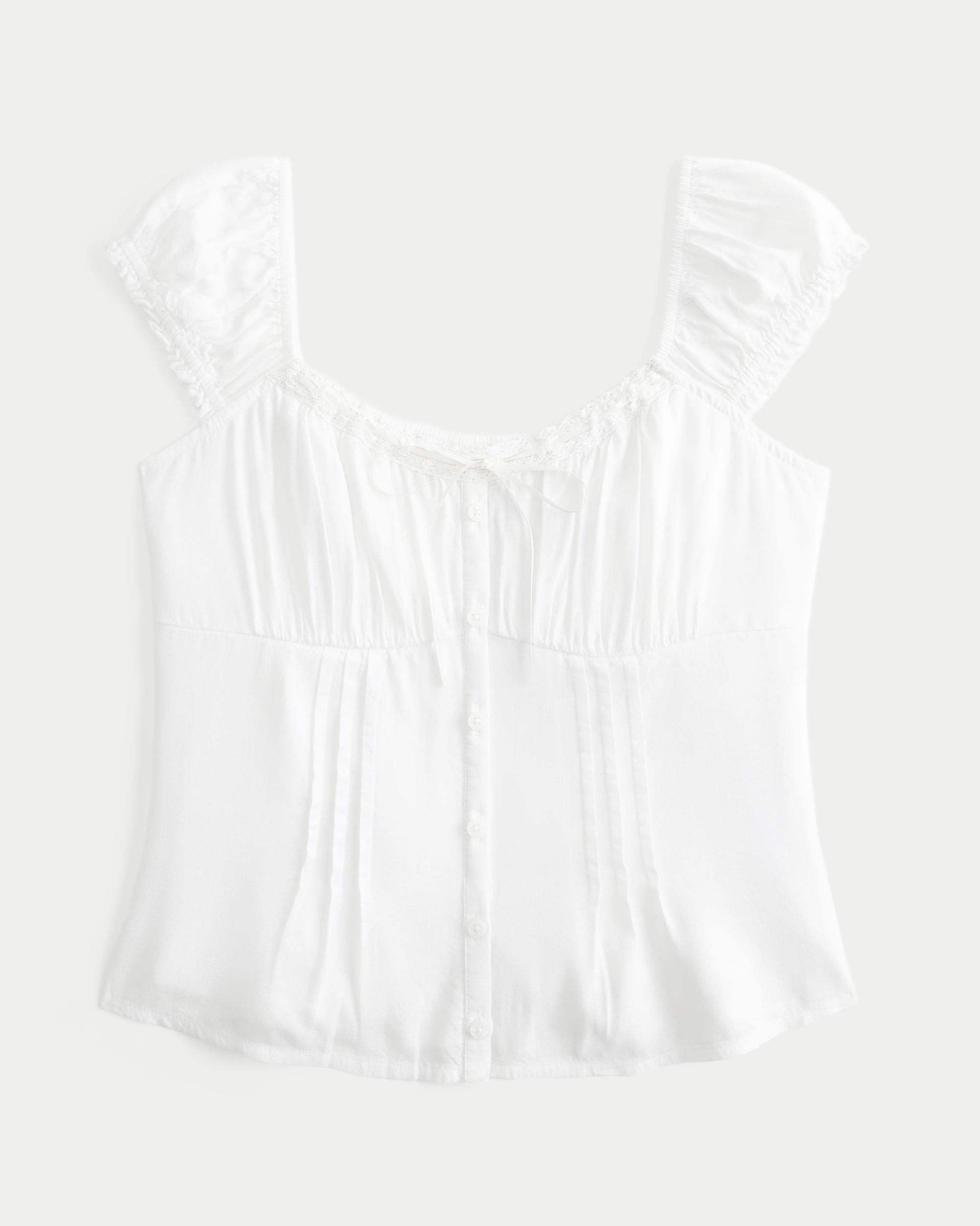 Off-the-Shoulder Pintuck Blouse Product Image