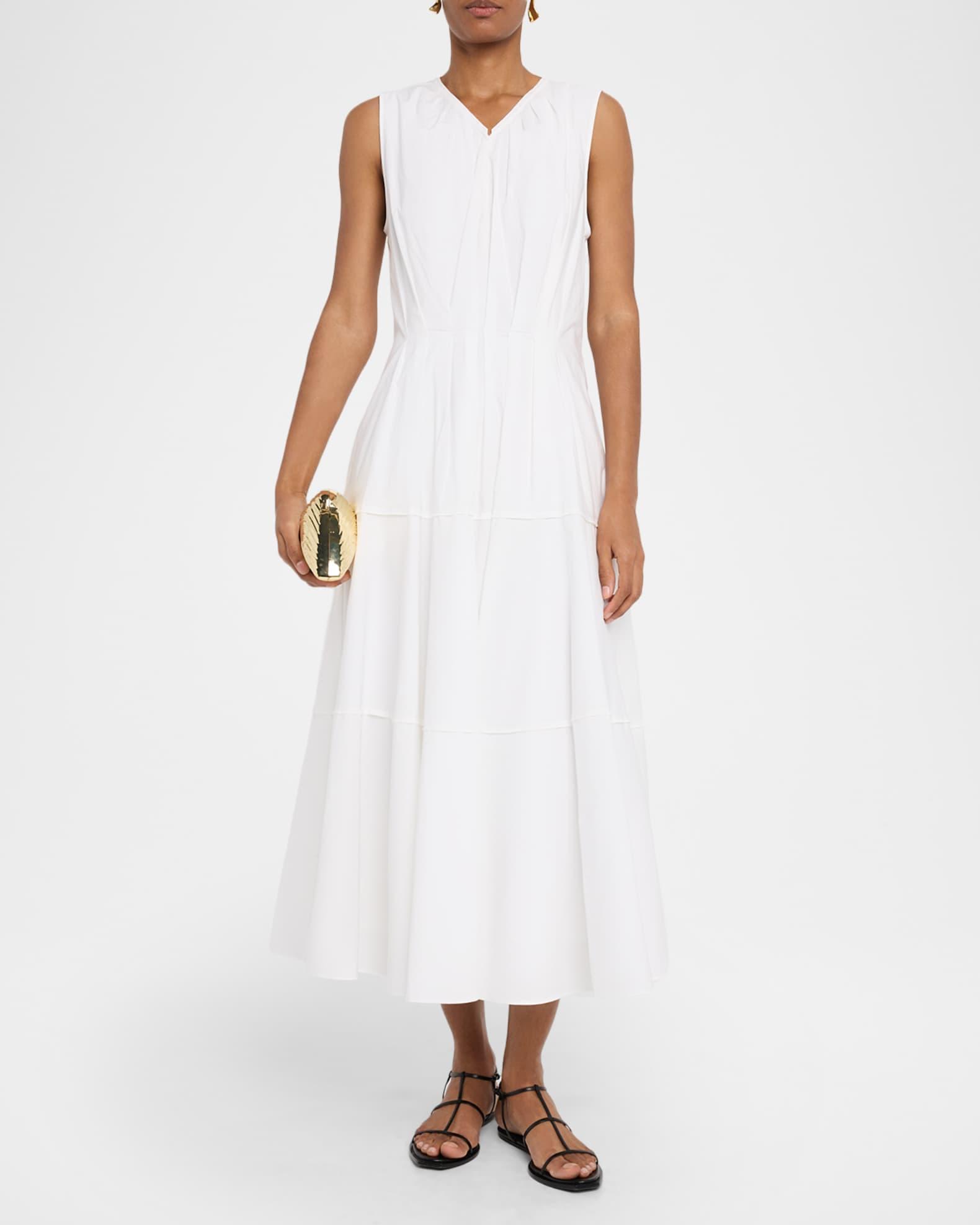 Kailey Stretch Poplin Maxi Dress Product Image