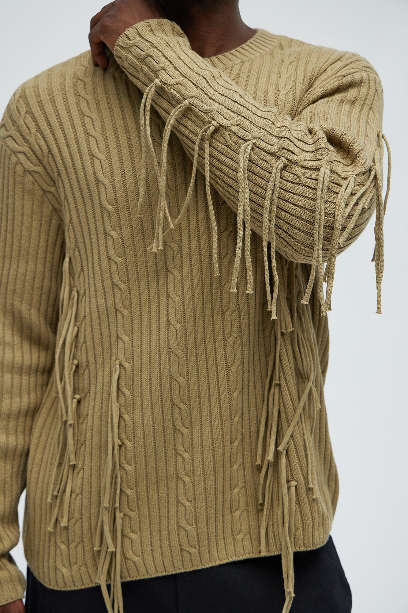 Stay For A While Sweater - Olive Product Image