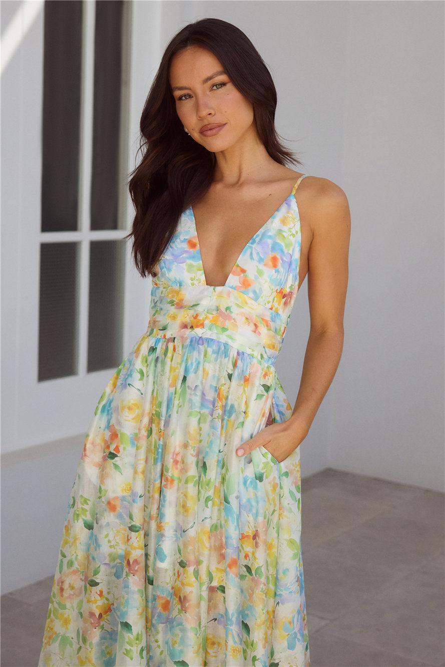 Buttercup Fields Maxi Dress Print Product Image