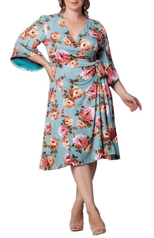 Floral Flare Wildflower Embroidered Dress - Plus Product Image