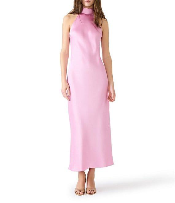 Steve Madden Lara High Neck Sleeveless Maxi Dress Product Image