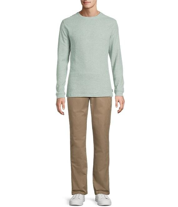 Rowm Long Sleeve Solid Ribbed Crew Shirt Product Image