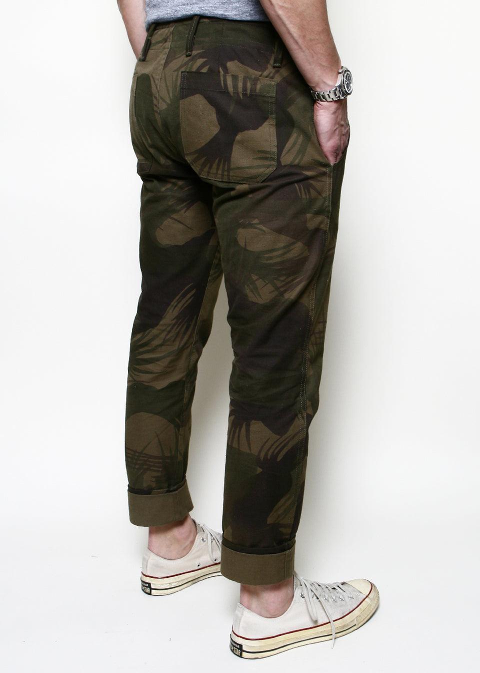 Boarder Pants // Olive Palm Camo Product Image