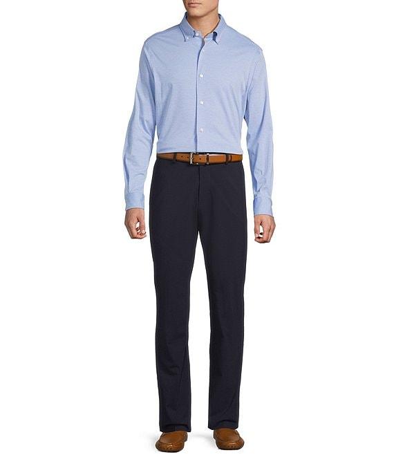 Daniel Cremieux Signature Label Long Sleeve Button Down Luxe Stretch Solid Woven Shirt Product Image