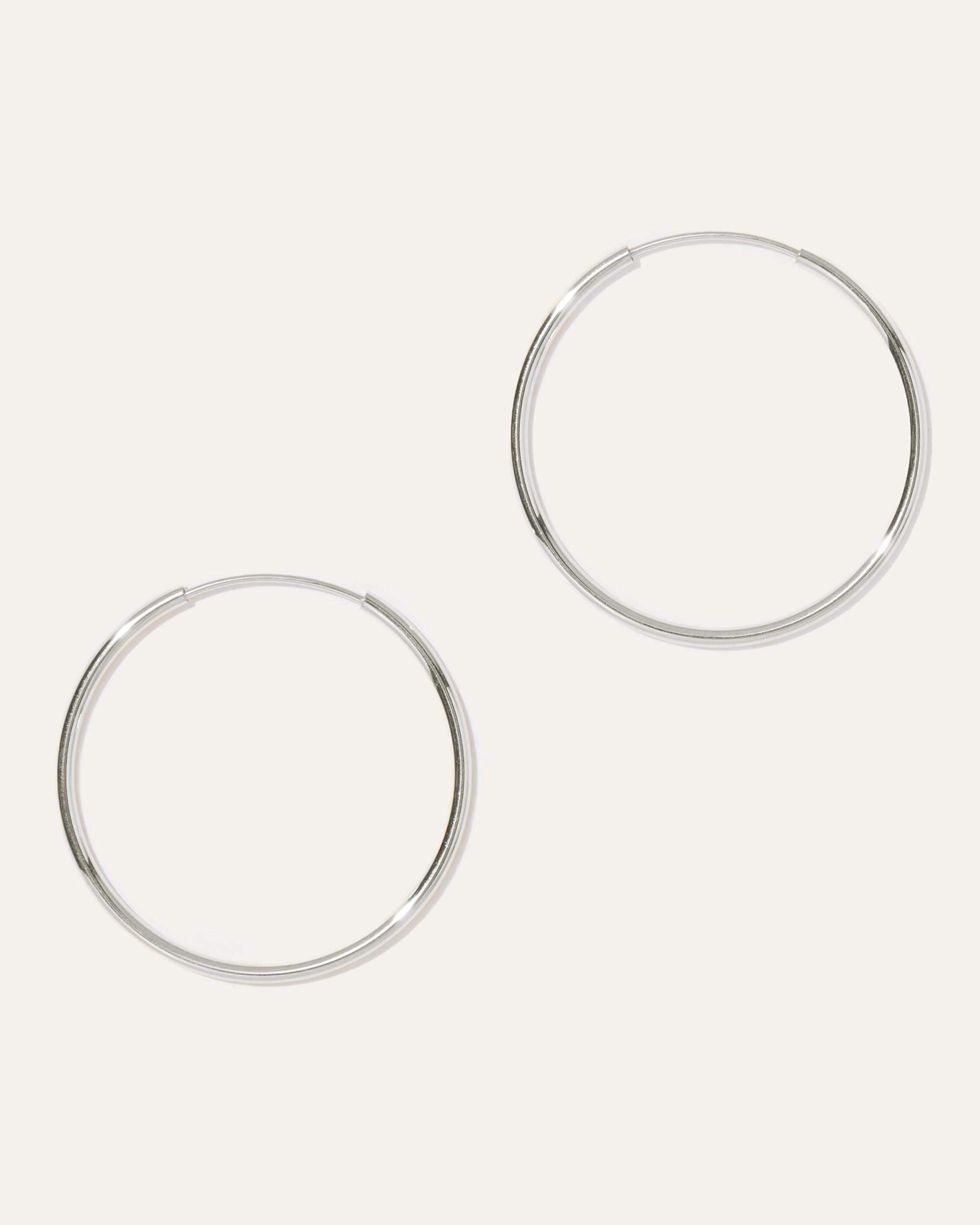 Quince | Women's 14k Everyday 25mm Hoop Earrings 14K Gold Product Image