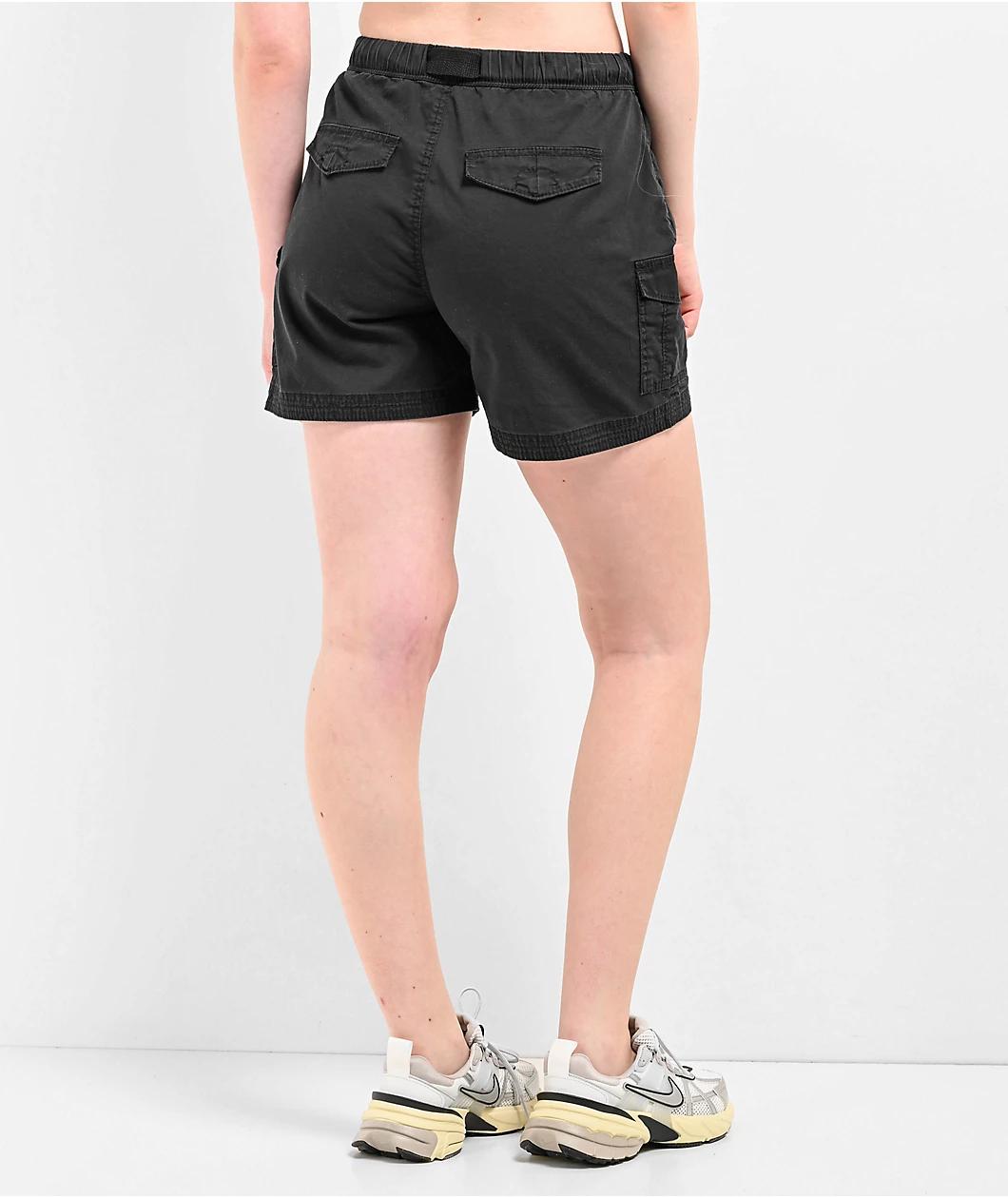 Unionbay Chase Black Utility Belt Shorts Product Image