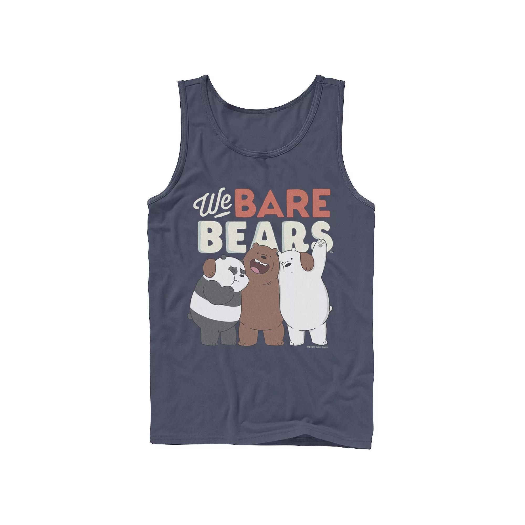 Men's CN We Bare Bears Group Portrait Tank Top,  Product Image