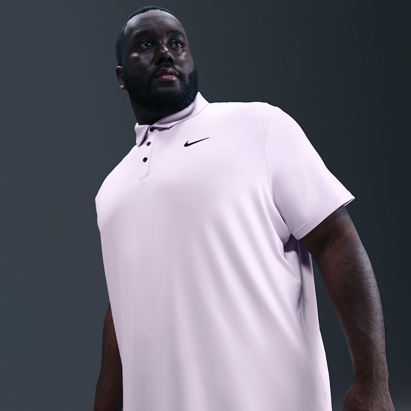 Nike Mens Tour Dri-FIT Solid Golf Polo | FZ7481-440 Product Image