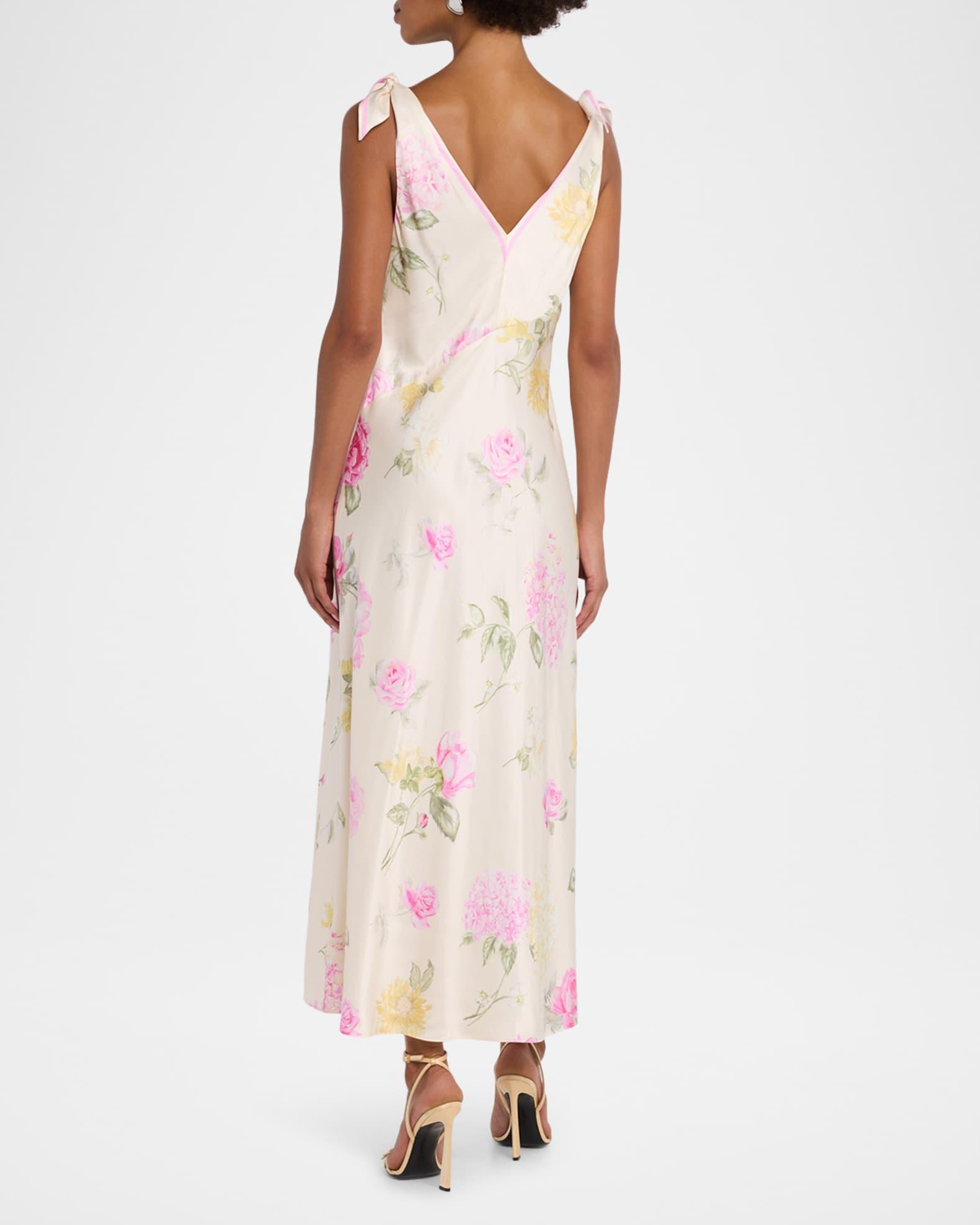 Perri Floral Scarf-Tie Maxi Dress Product Image