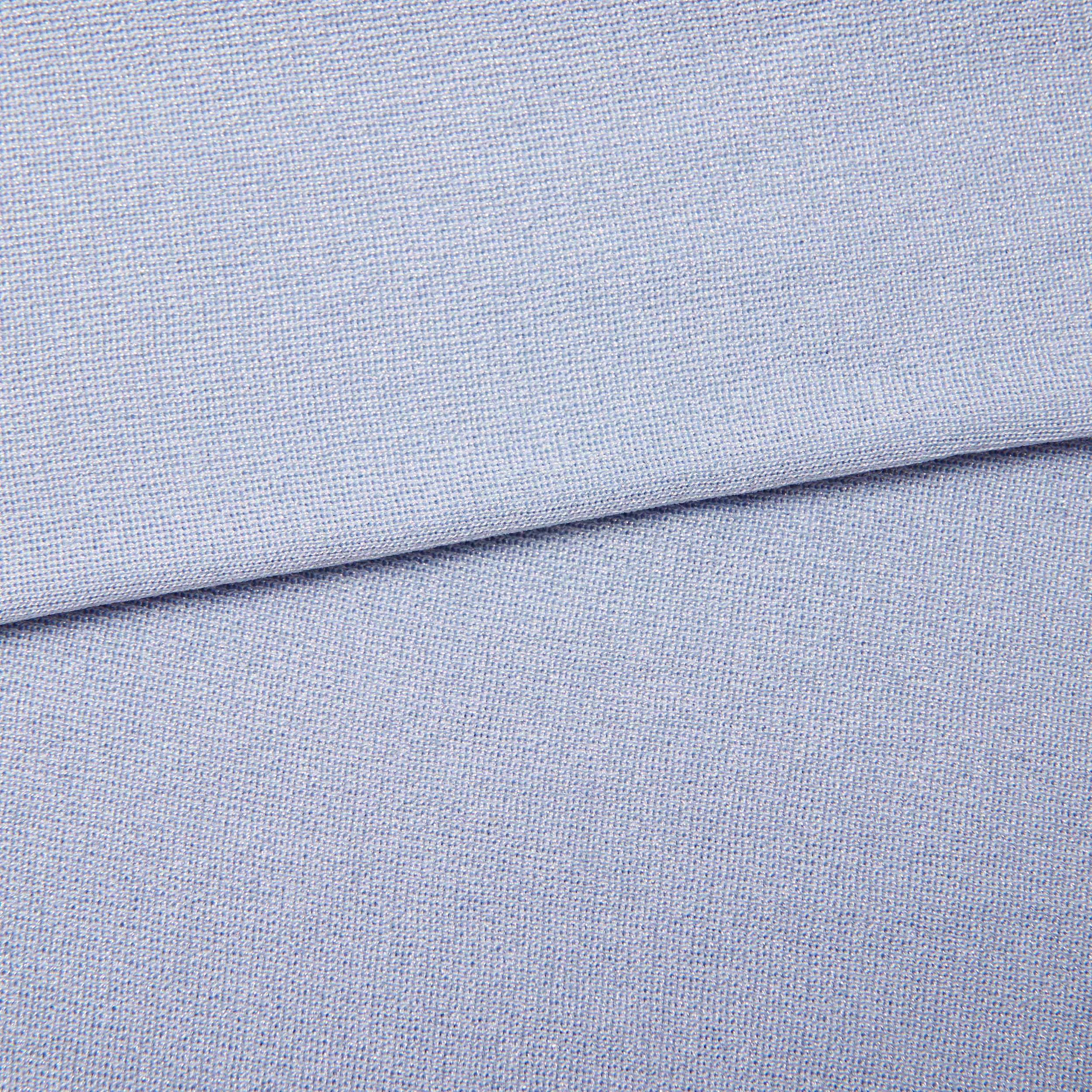 Blue Viscose Knit Midi Skirt Product Image