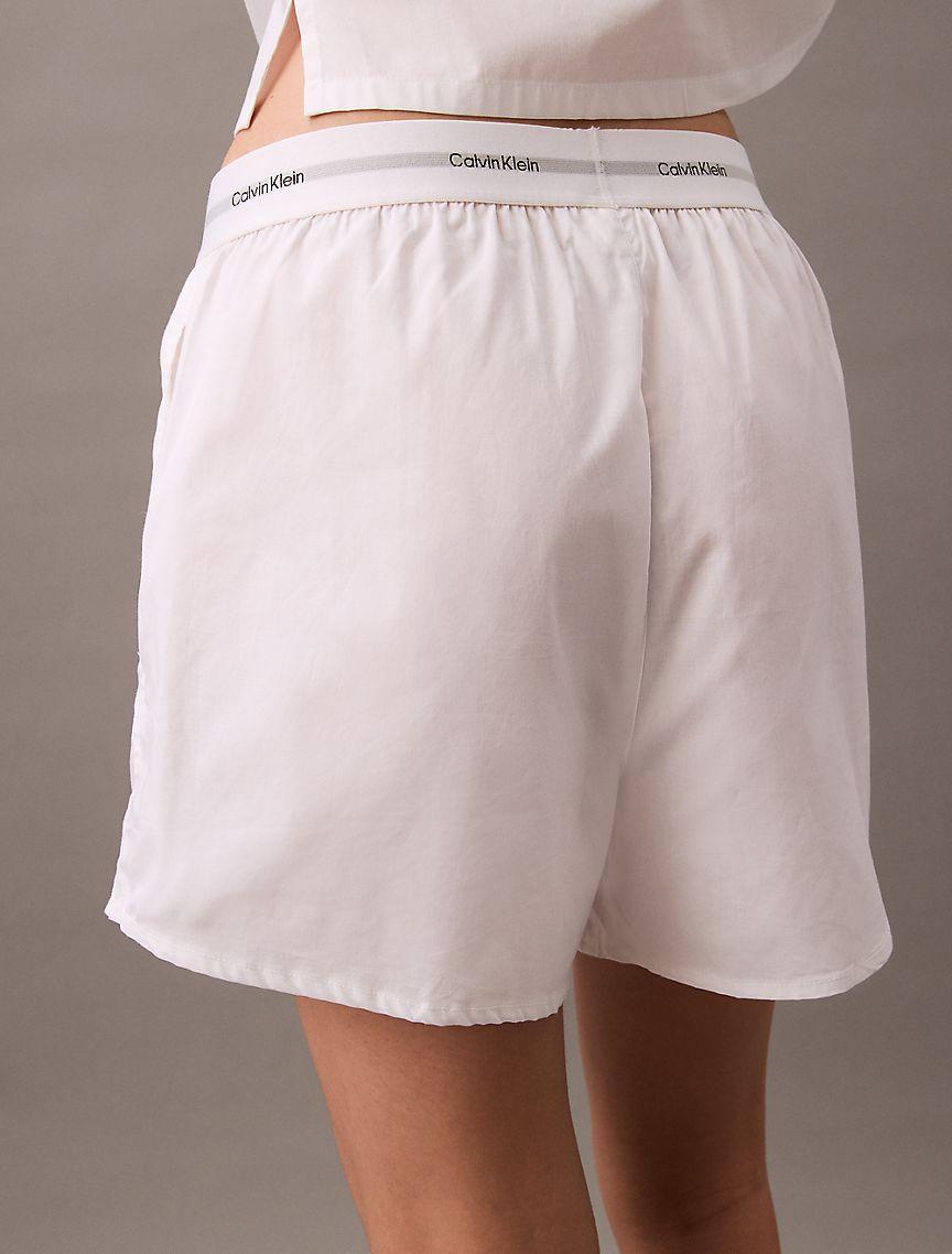 Cotton Poplin Lounge Shorts Product Image
