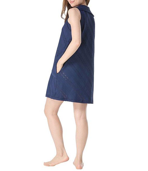 Beach House Eva Sunburst Crochet Zip Front Swim Cover-Up Product Image