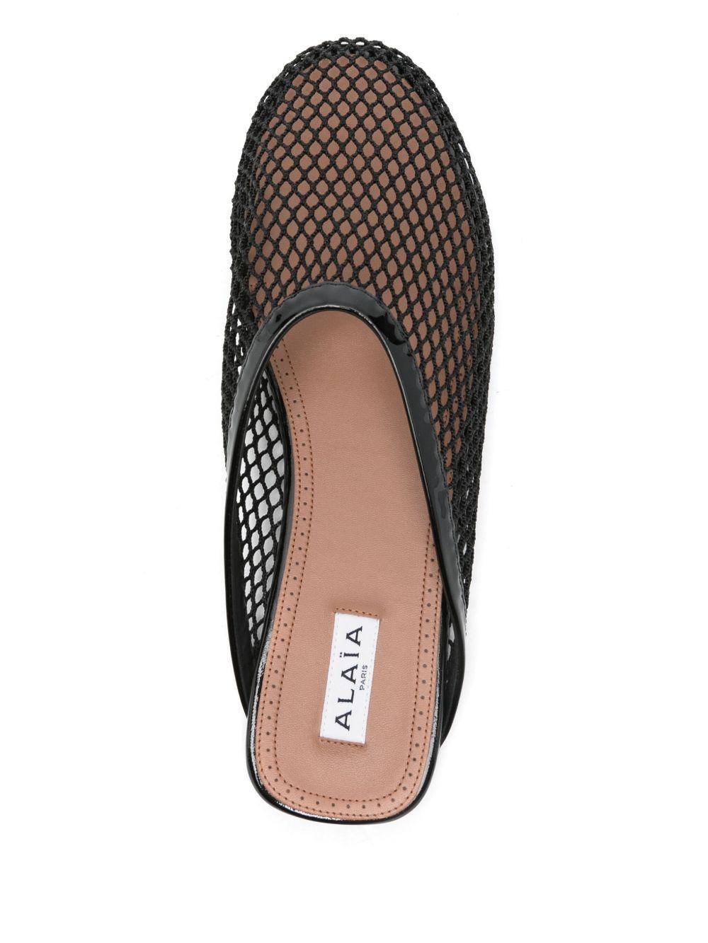 leather flat mules Product Image