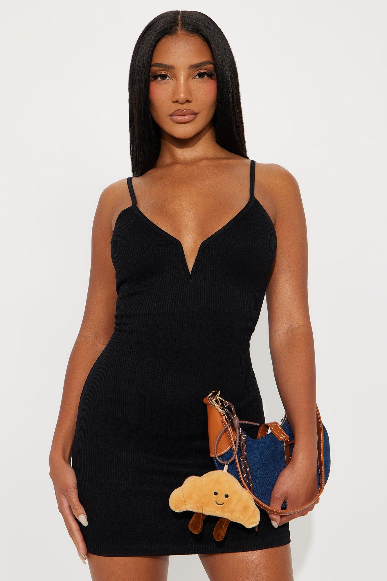 Le Croissant Plush Handbag Charm - Brown/combo Female Product Image