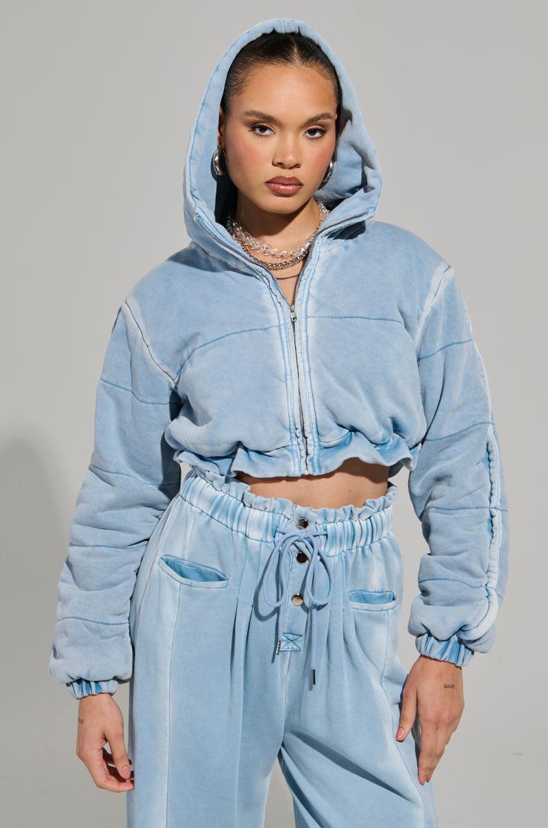 HONEY HONEY FRENCH TERRY BOMBER Product Image