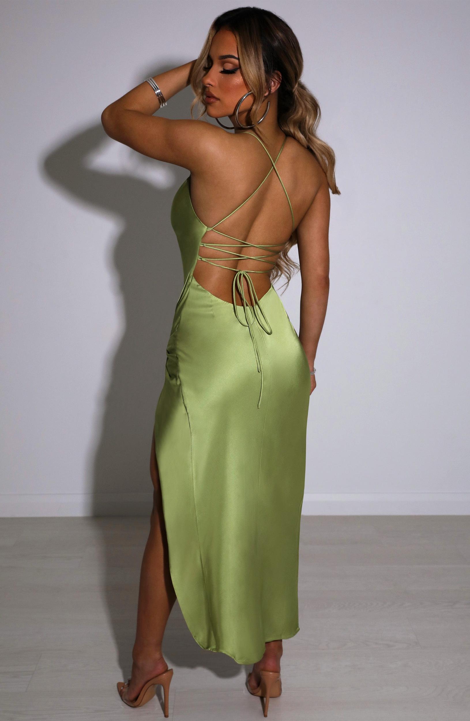 Jaida Midi Dress - Sage Product Image