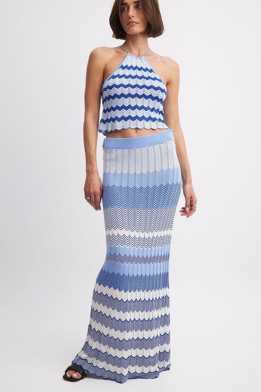 Fine Knitted Maxi Skirt Product Image