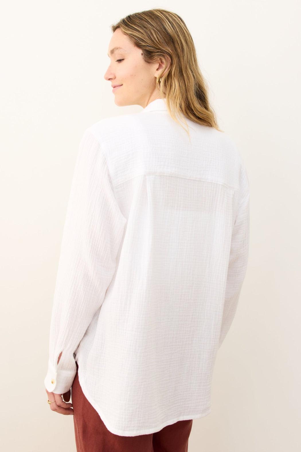 Jane Relaxed Double Cloth Shirt Product Image