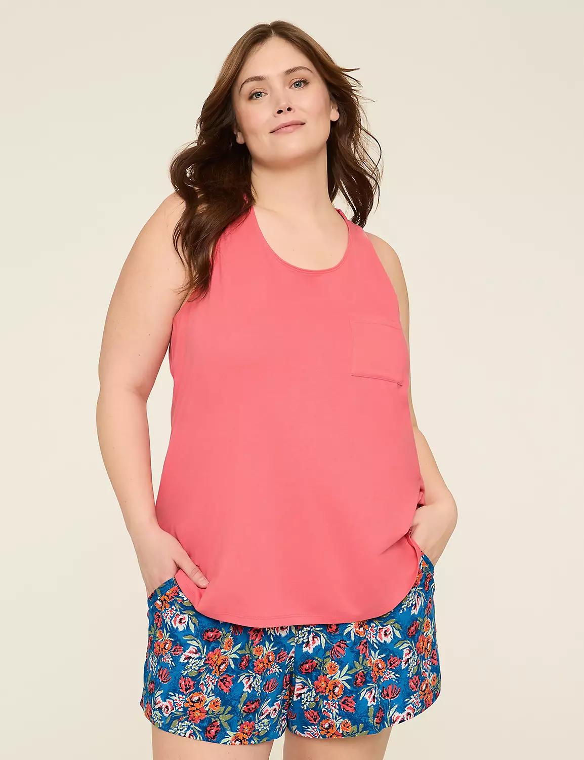 Comfy Cotton Tank & Short PJ Set Product Image