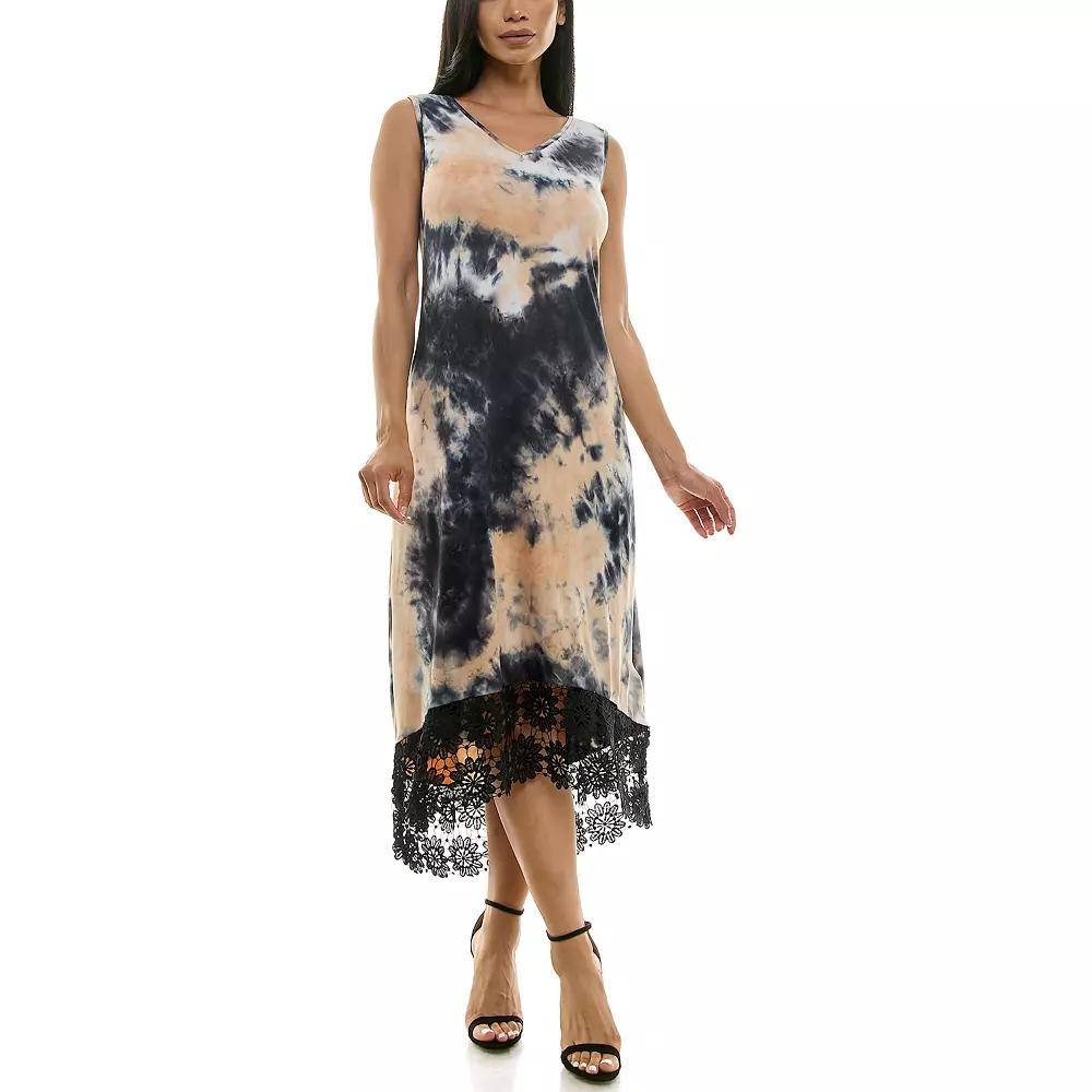 Women's Nina Leonard High-Low Midi Dress,  Product Image