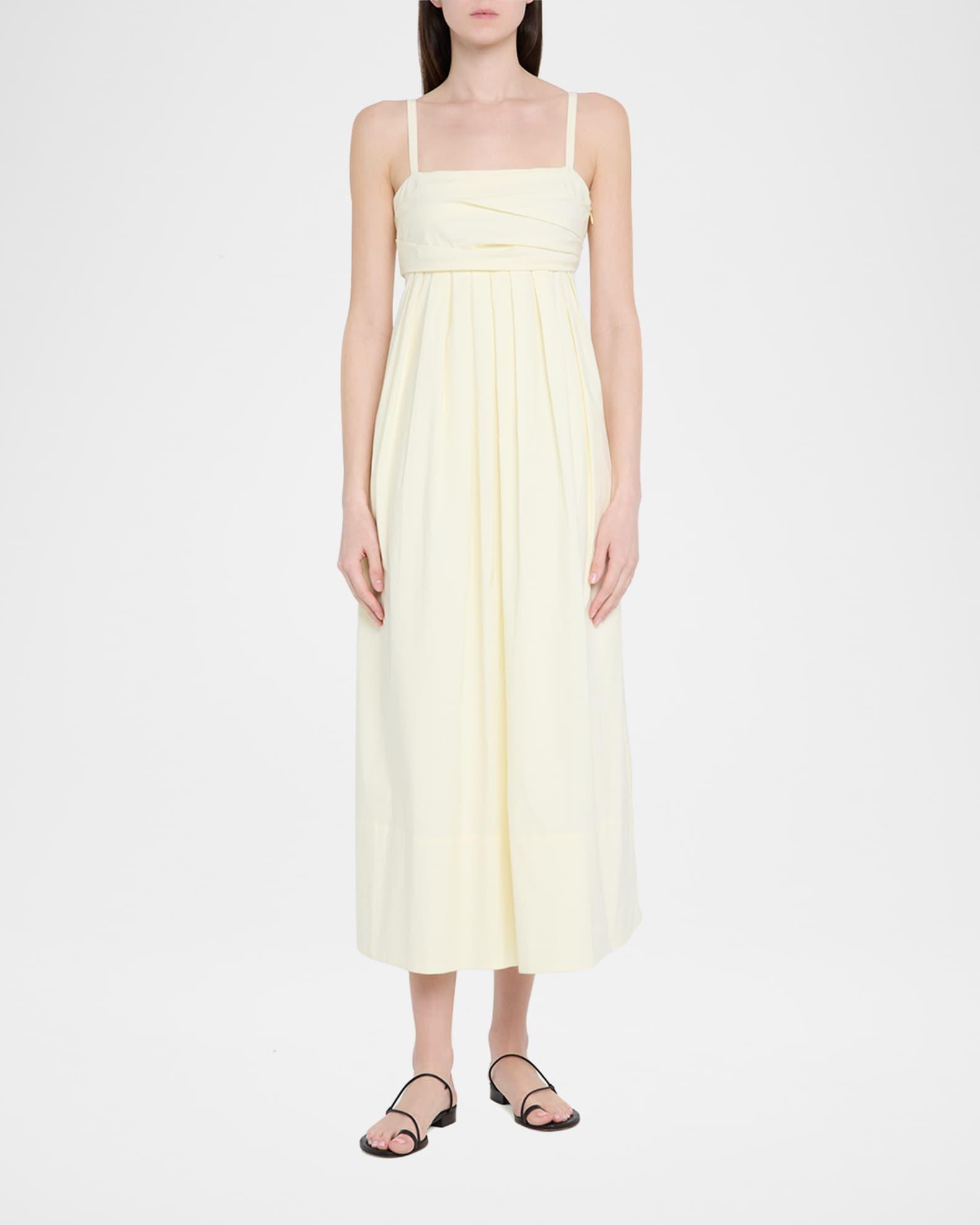 Claudine Technical Poplin Midi Dress Product Image