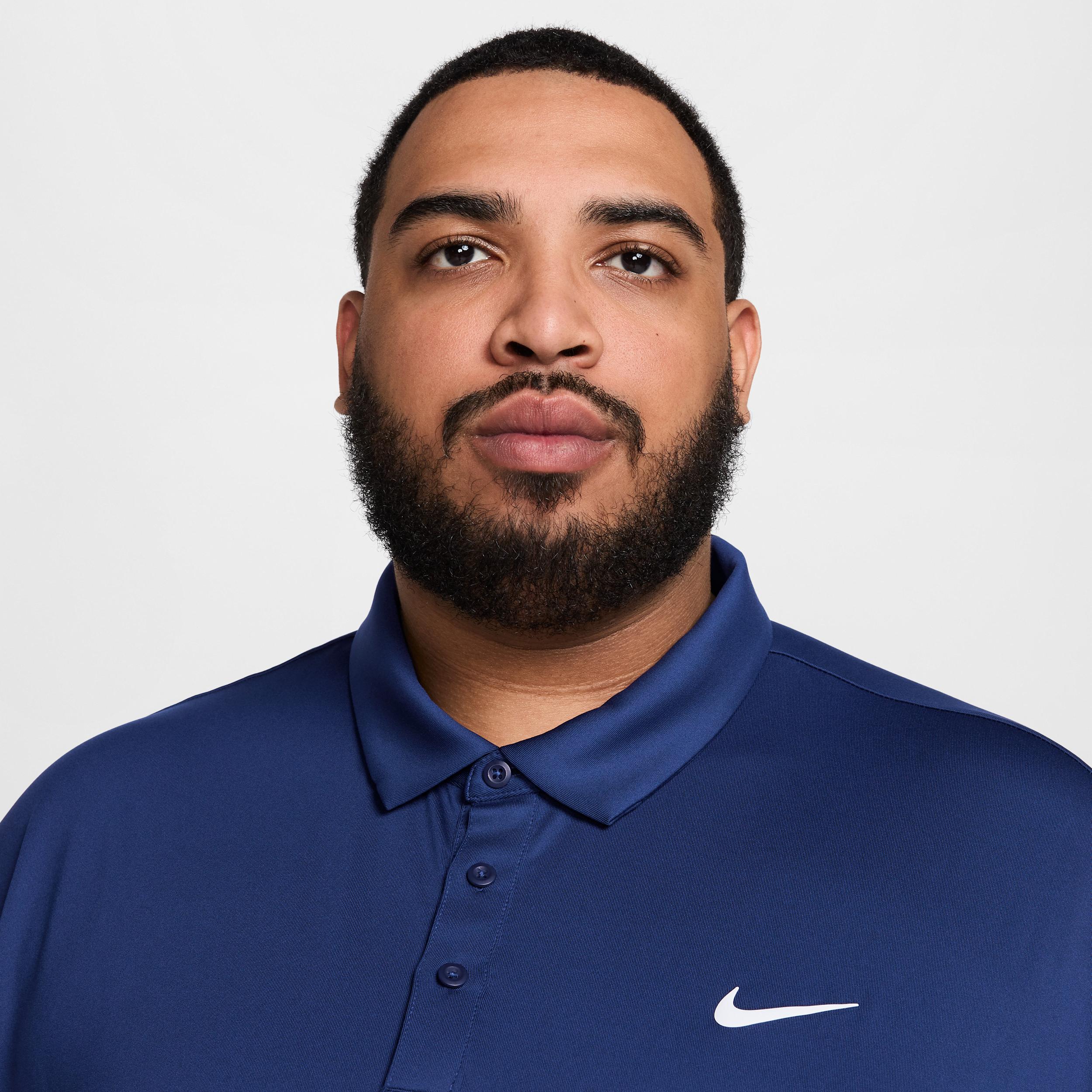 Nike Mens Tour Dri-FIT Solid Golf Polo | FZ7481-410 Product Image