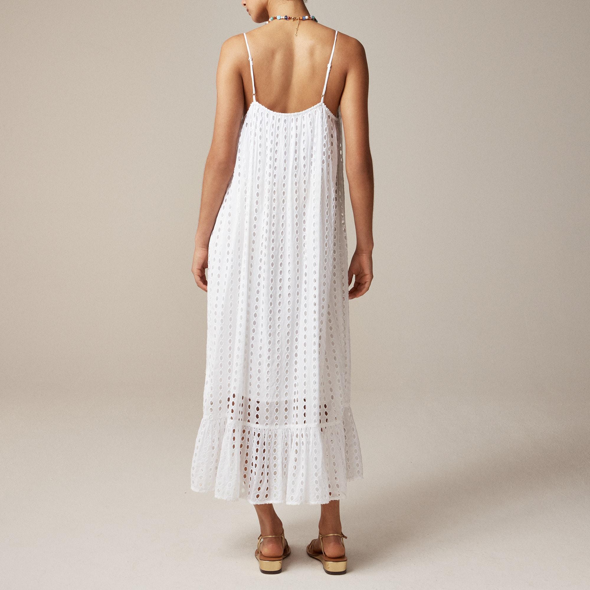 Oval eyelet midi dress Product Image