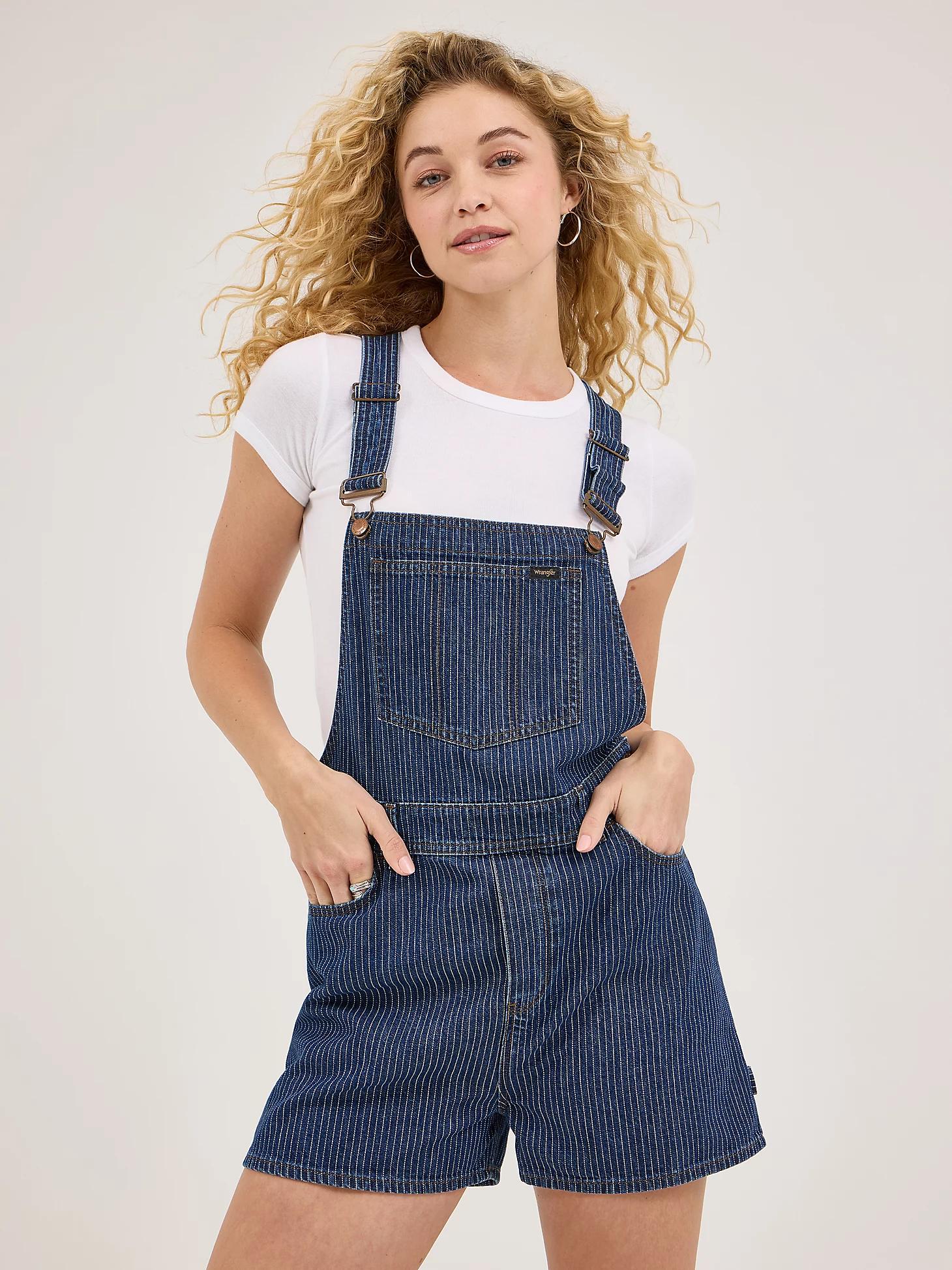 Women's Denim Shortall | Women's DRESSES & JUMPSUITS | Wrangler® Product Image
