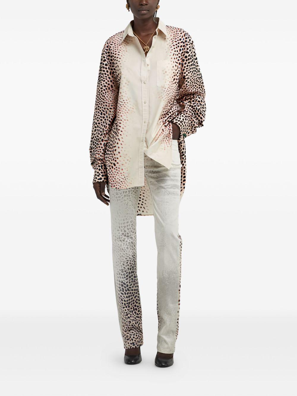 print mini shirt dress Product Image