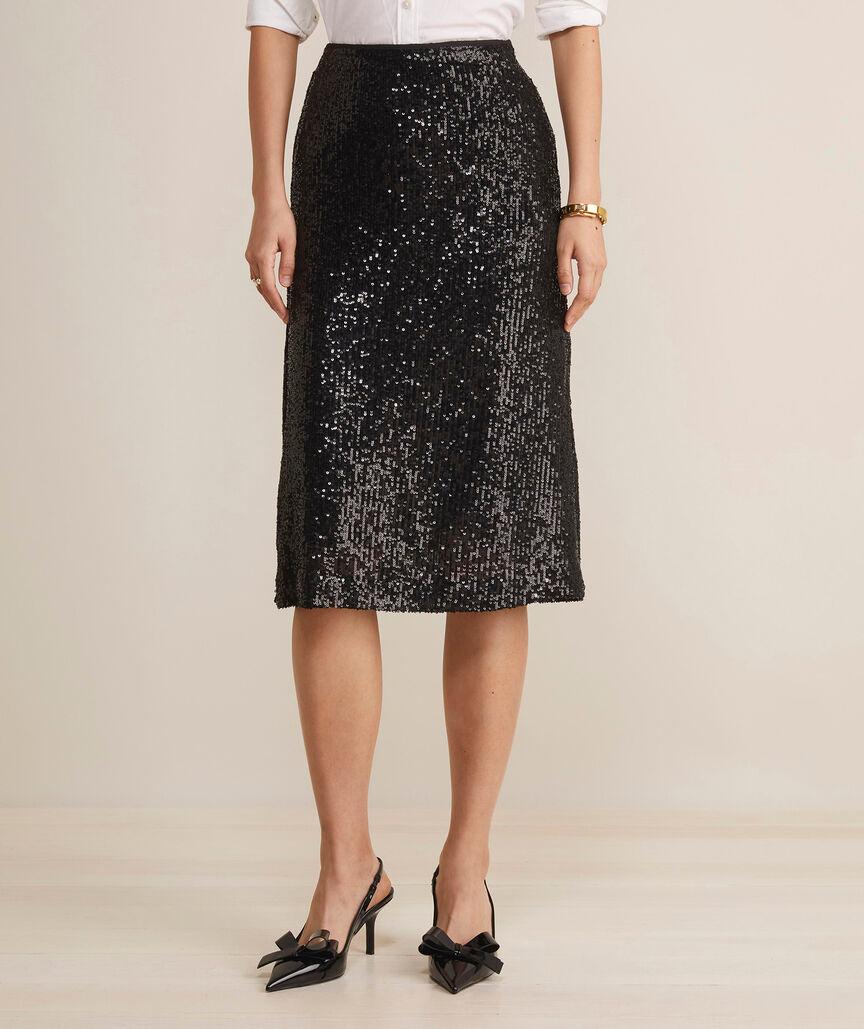 Sequin Midi Skirt Product Image