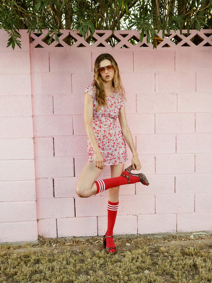 Lottie Slip Dress — Pink Product Image