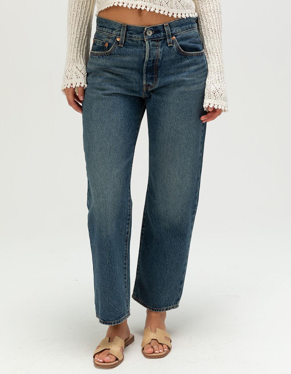 LEVI'S Premium 501 '90s Ankle Womens Jeans - Vanity Agenda - MED BLAST Product Image