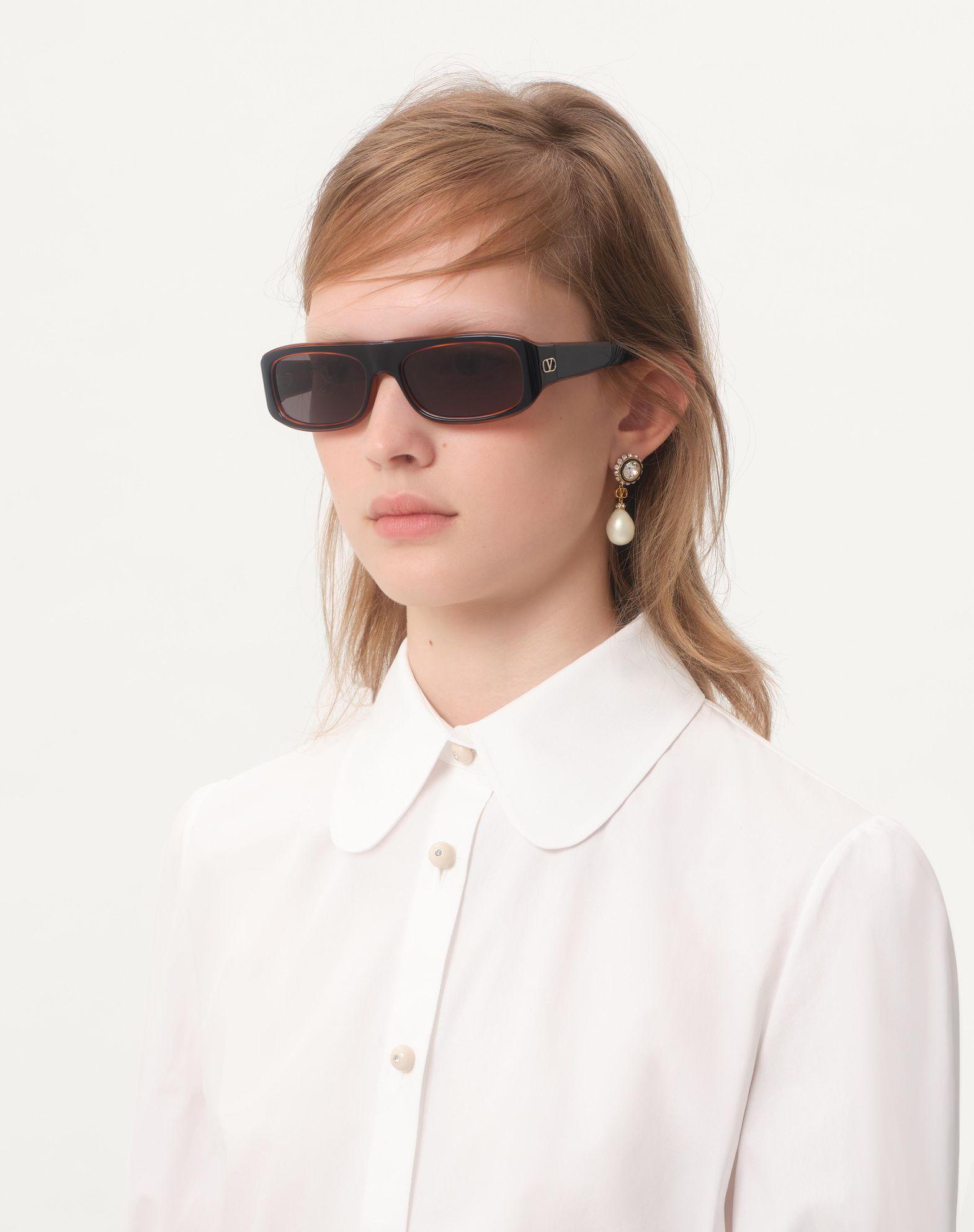 Sleek Rectangular 90's Acetate Eyewear Product Image