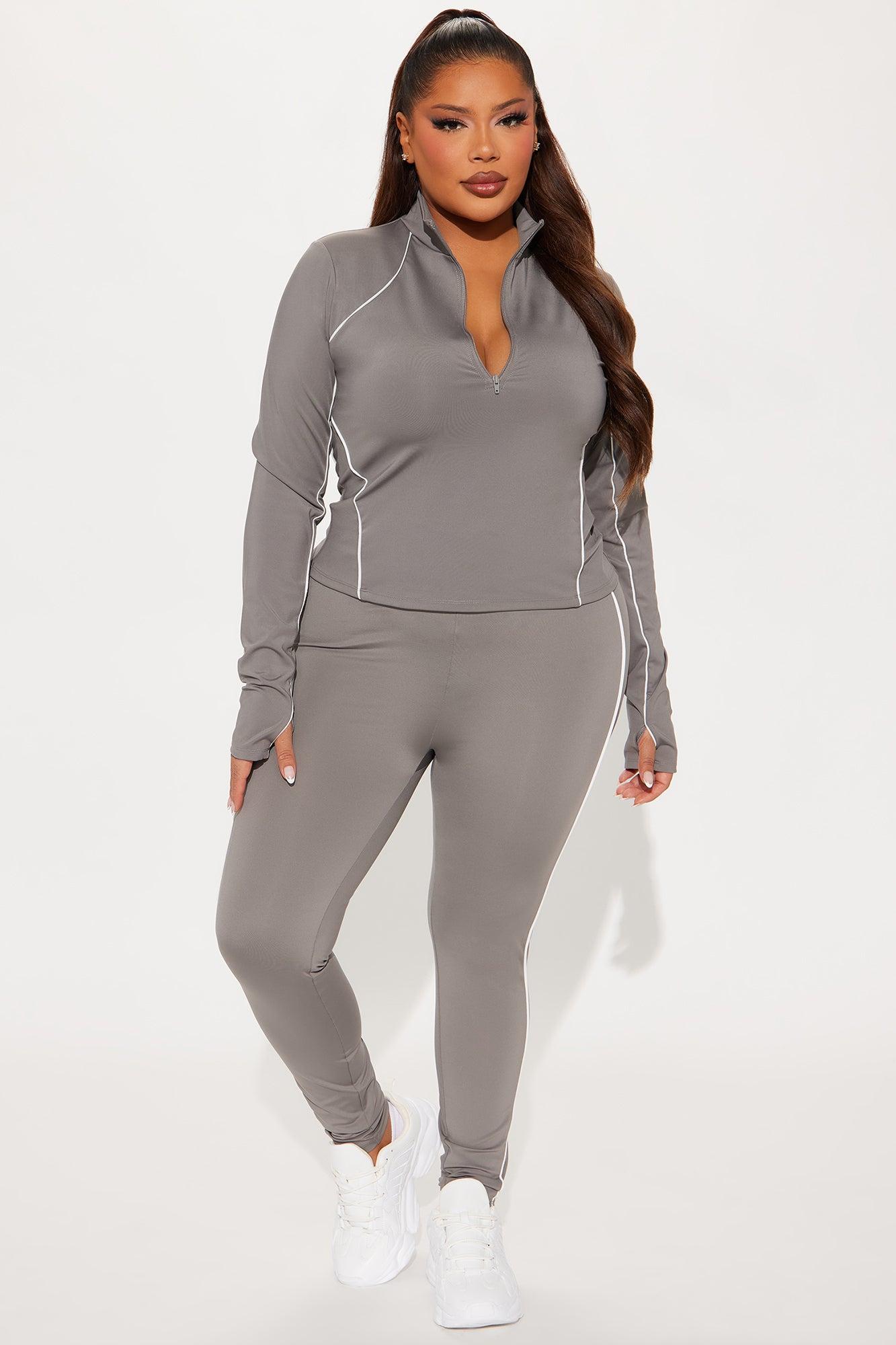 Bike Babe Elevate Active Top - Charcoal Product Image