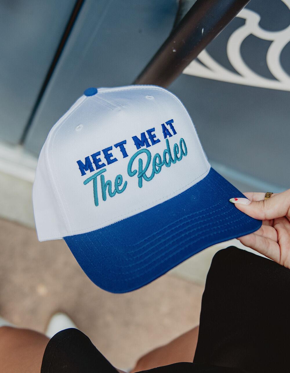 KATYDID Meet Me at the Rodeo Two-Toned Vintage Hat - BLUE Product Image