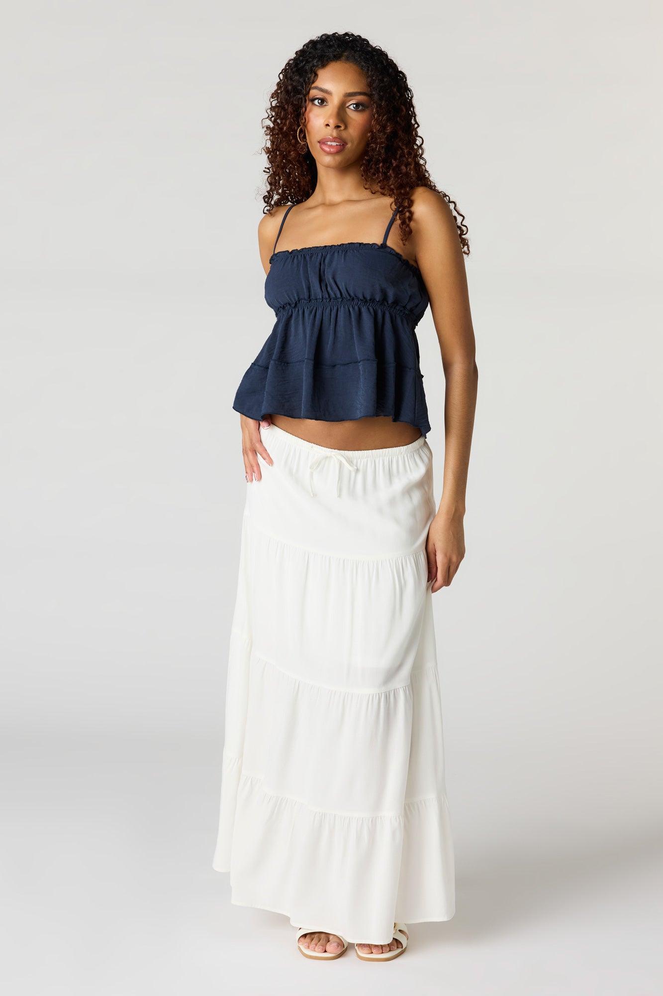 Ruffle Babydoll Tank Female Product Image