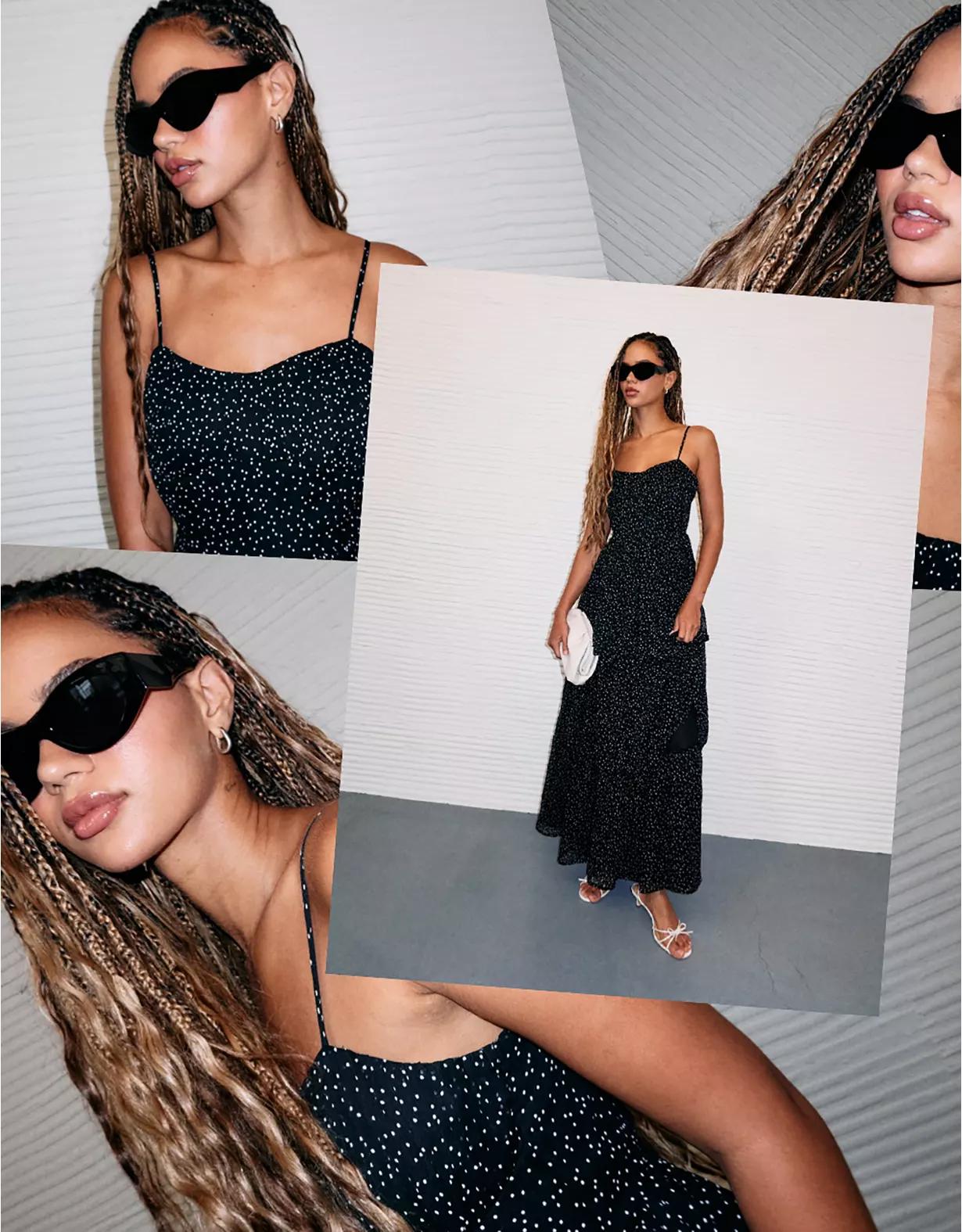 AE Sweetheart Tiered Maxi Dress Women's Product Image