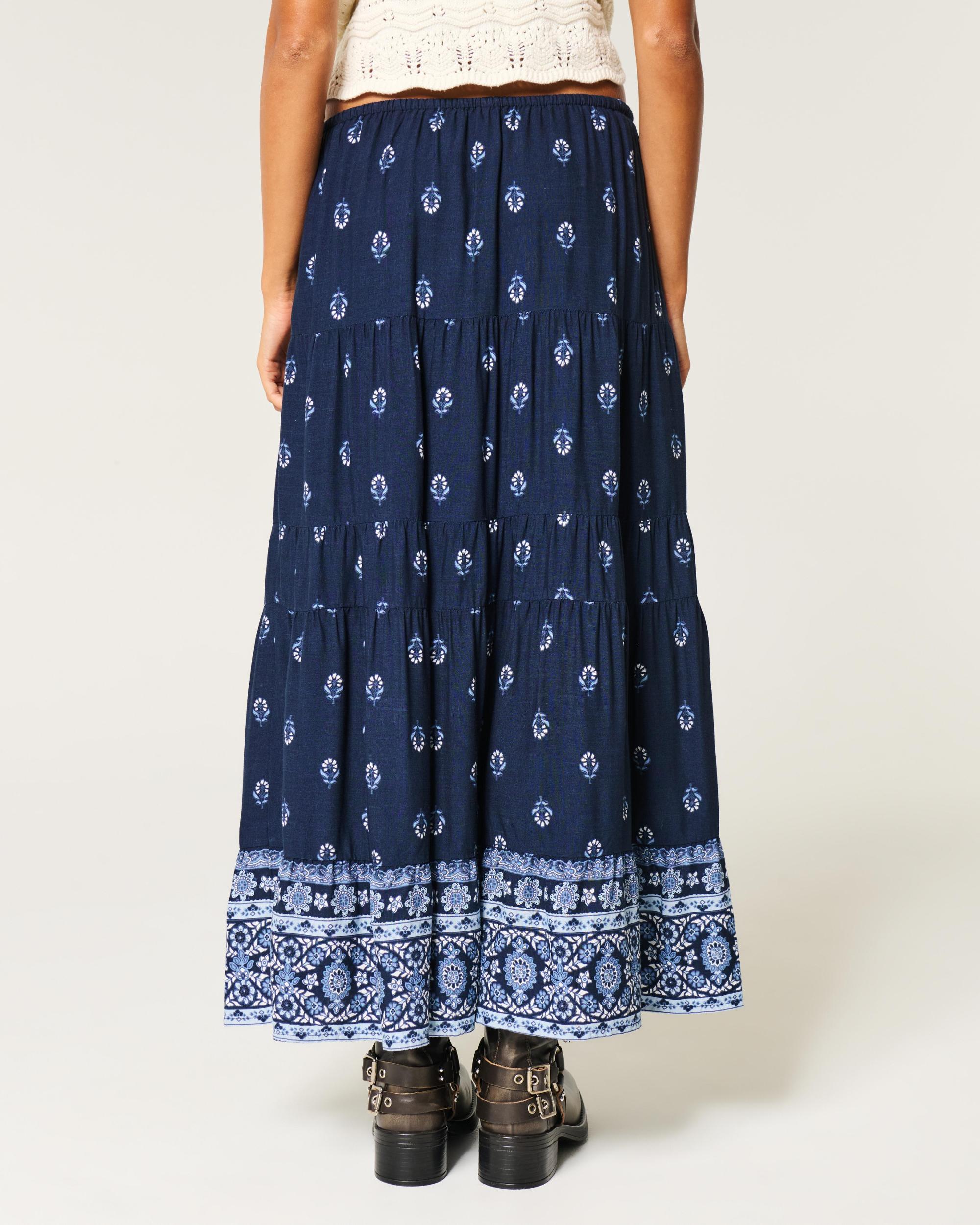 Tiered Maxi Skirt Product Image