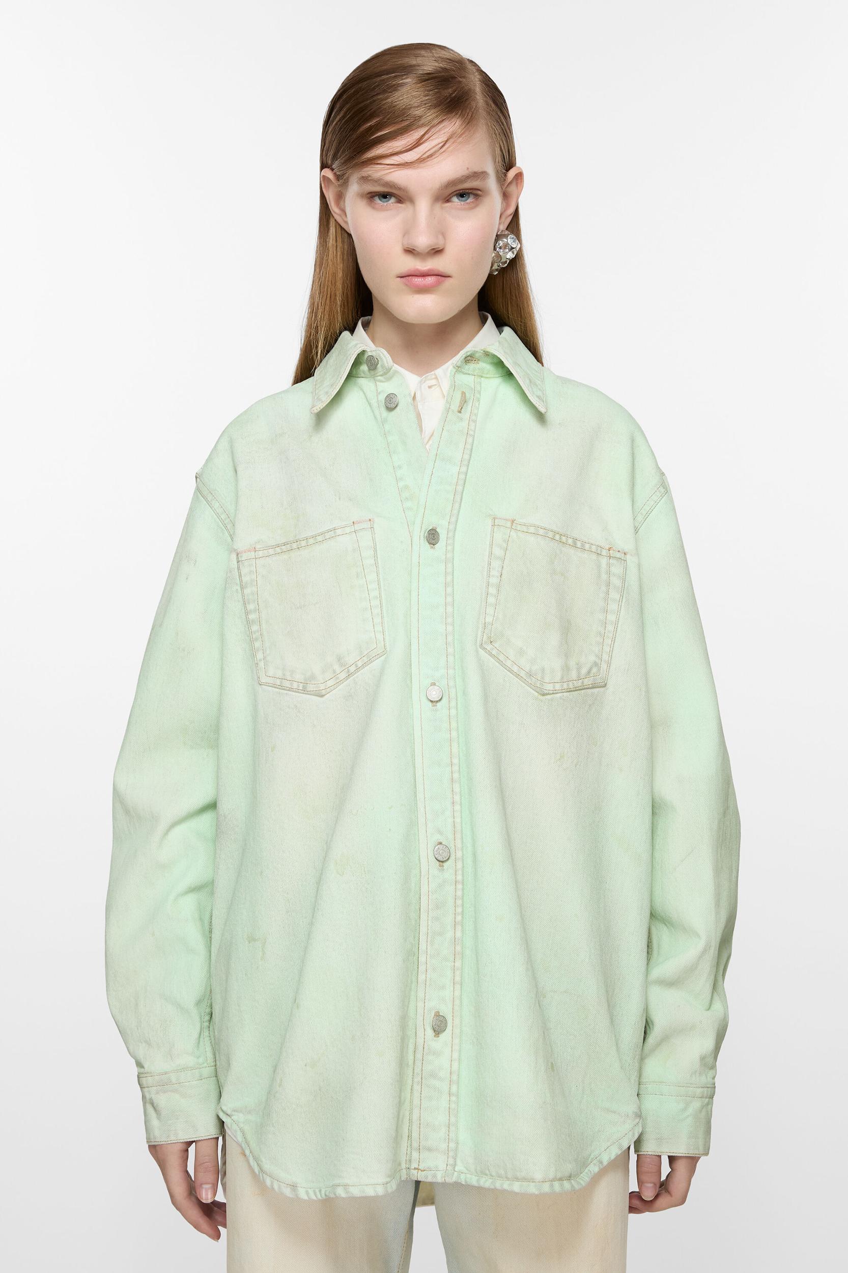 Denim button-up shirt - Relaxed fit Product Image