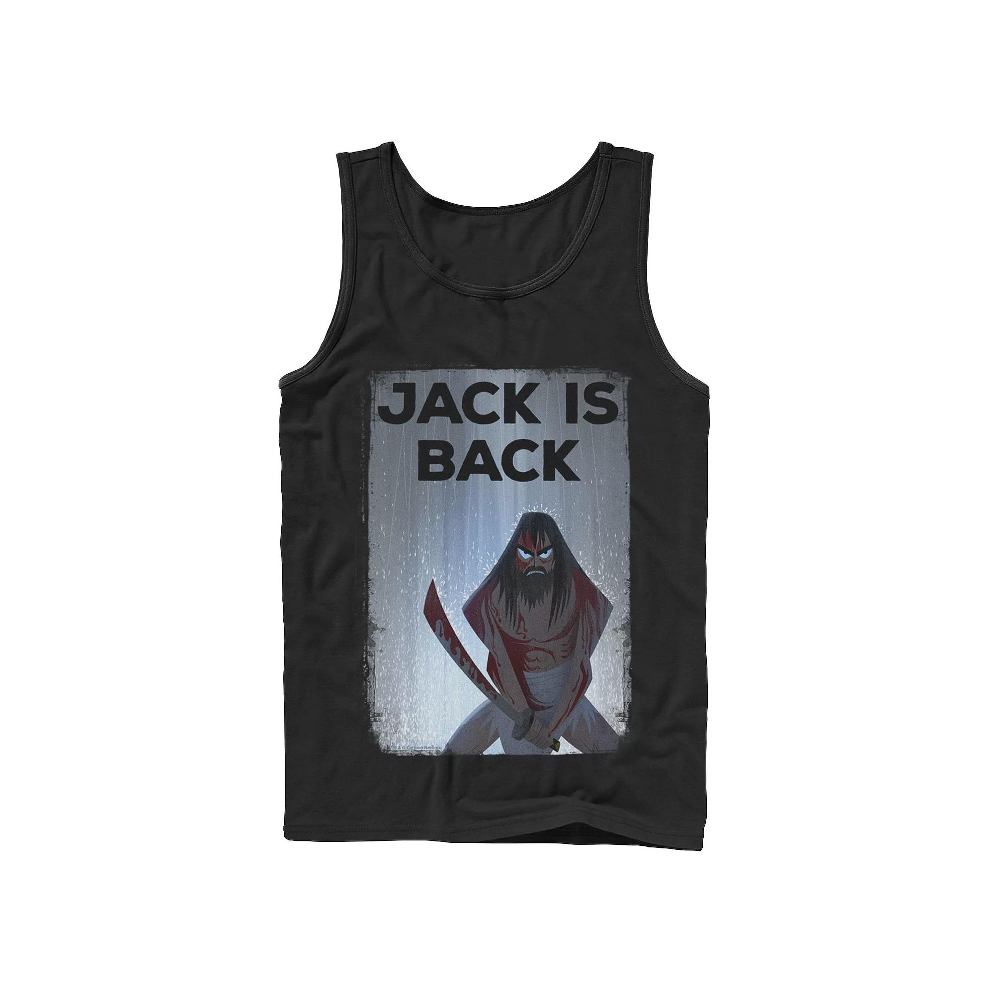 Men's Cartoon Network Samurai Jack The Jack Is Back Rainwaters Tank Top,  Product Image