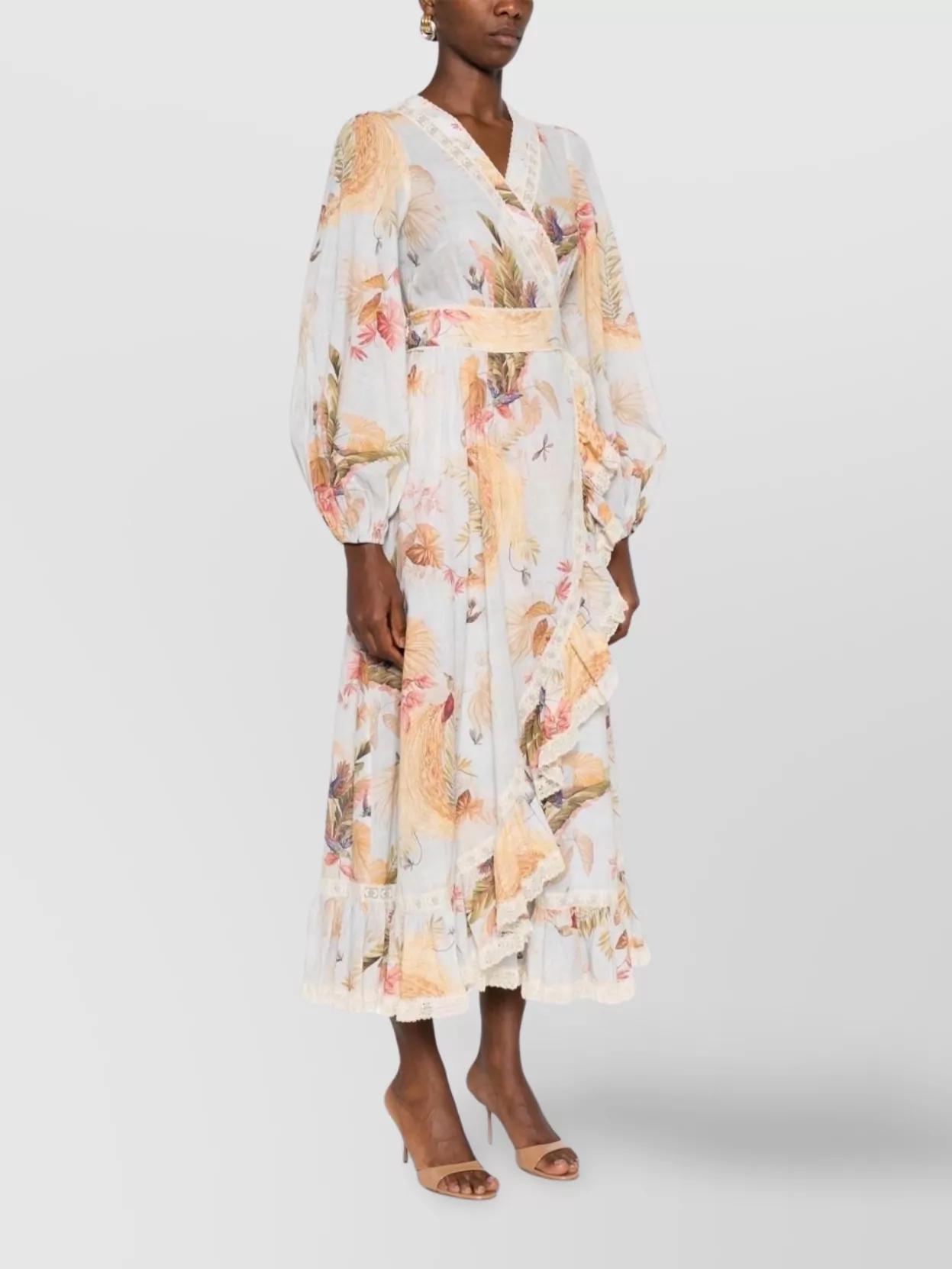 Ascension frill midi dress Product Image
