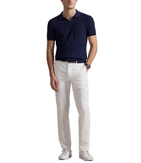 Polo Ralph Lauren RLX Golf Mesh-Knit Performance Stretch Short Sleeve Sweater Polo Shirt Product Image