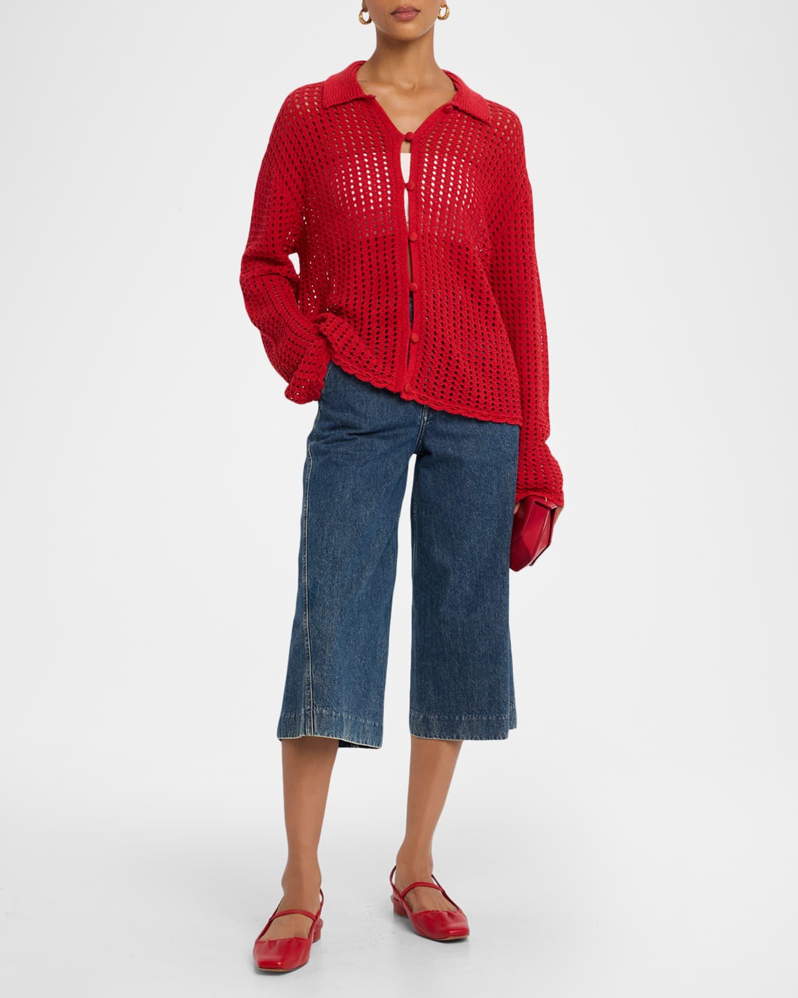 Khloe Crochet Cardigan Product Image