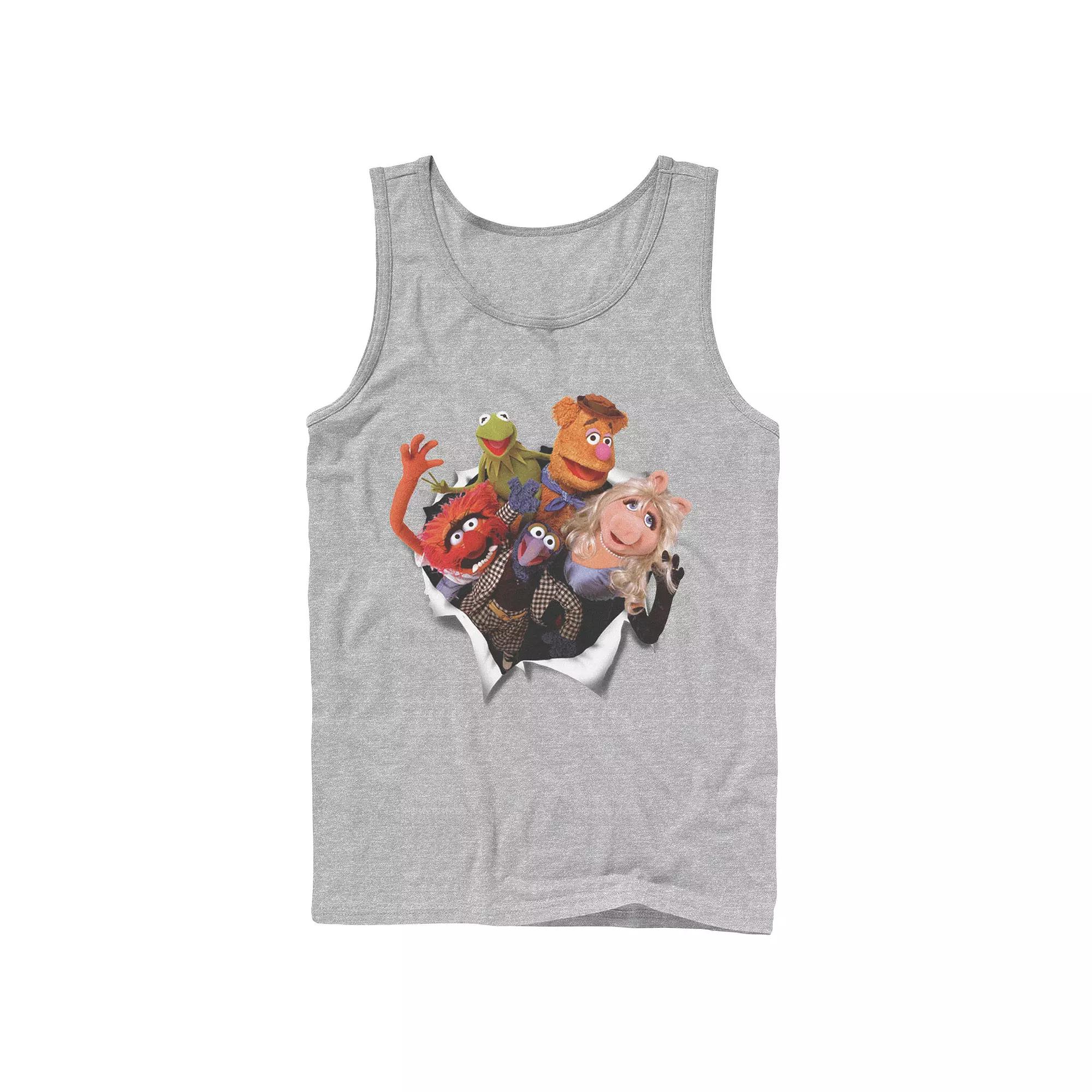 Men's Disney The Muppets Group Shot Breakthrough Tank Top,  Product Image