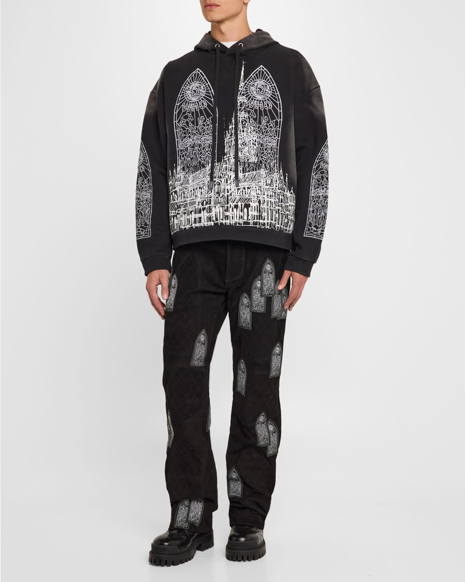 Men's Suede Moto Five-Pocket Pants Product Image