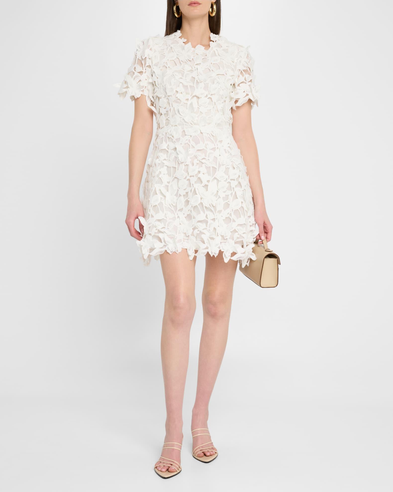 Darla A-Line Floral Lace Mini Dress Product Image