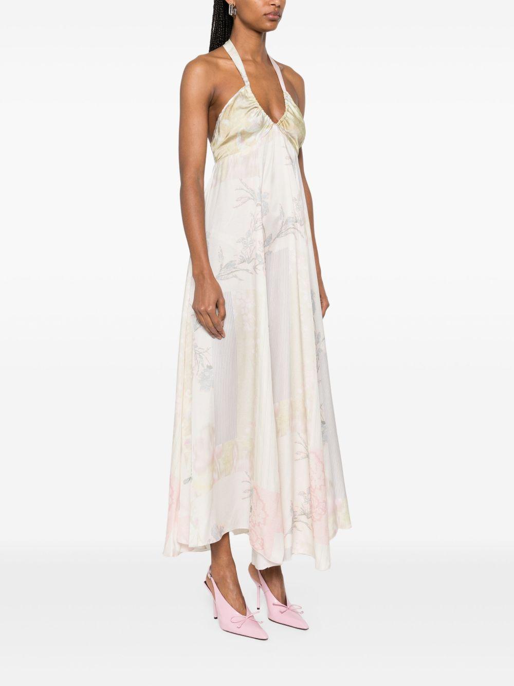 abstract-print maxi dress Product Image